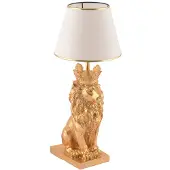 Opviq pöytävalaisin Lion King, valkoinen/kultainen