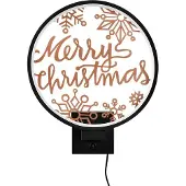 Opviq seinä-LED-valaisin Xmas21, musta/kuparinen