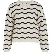 Vila Wave O-neck Pointelle Knit Villapaita