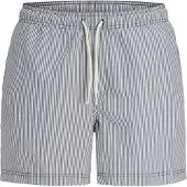 Jack & jones Uimashortsit 'JPSTMaui' laivastonsininen / munankuori