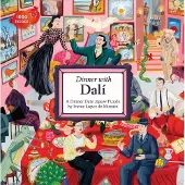 Laurence King Publishing Dinner With Dalí - Multi/patterned - 27X 27X 5CM