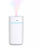 INF Ladattava aromidiffuusori-ilmankostutin tunnelmavalaistuksella White