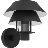 Eglo CHIAPPERA outdoor wall lamp black