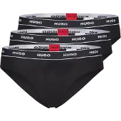 HUGO Triplet Brief Stripe - Black - M