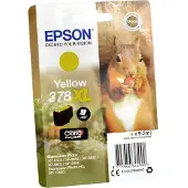 Epson 378XL Claria Photo HD -mustekasetti, orava, keltainen, erittäin riittoista