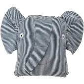 Oyoy MINI Erik Elephant Denim Cushion - Blue - 44X14X32CM x 44