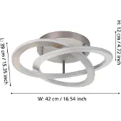 Eglo Rolimare led 35W 42x40cm kattovalaisin