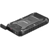 Sandberg 10 000 mAh Survivor Powerbank, USB-C PD 20W, USB-A 22,5W, musta