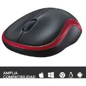 Logitech M185 -langaton hiiri, punainen