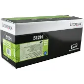 Lexmark Värikasetti Musta 512H 5k