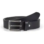 Howard London Leather Jeans Belt Roger - Black - 90
