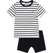 Petit Bateau Setti tummansininen / valkoinen