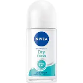 Nivea DRY FRESH Dual Protect 72h -deodorantti roll-on naisille 50 ml