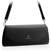 Betlewski BTJ-08 BLACK MILEY -ekonahkainen clutch-laukku