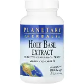 Planetary Herbals , Pyhä Basilikka-ekstrakti, 450 mg, 120 Pillereitä