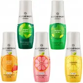SodaStream LemonLime + limonadi + greippi + appelsiini-mango + mojitosiirapit