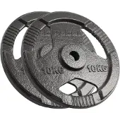 Rebel Obciążenie żeliwne zestaw 2x10kg 20kg otwór 31mm talerz z uchwytami