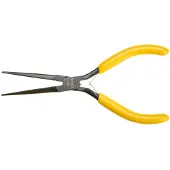 GRUPA TOPEX Tarkkuuspitkäkärkiset pihdit, suorat, kapeat, 150 mm