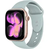 Crong Liquid - Apple Watch -ranneke 38/40/41/42 mm (Minttuvihreä)
