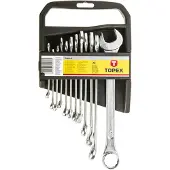 GRUPA TOPEX Kiintoavaimet 6-22 mm, 12 kpl:n sarja