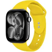 Crong Liquid - Apple Watch -ranneke 38/40/41/42 mm (keltainen)