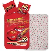 BrandMac Lasten vuodevaatesetti Cars — 100×135 cm, 40×60 cm