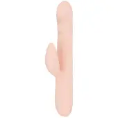 Good Vibes Only - Thrusting Vibrator - Soft Silicone - Pink