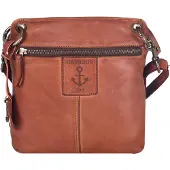 Harbour 2nd Anchor Love Adara Crossbody-laukku Nahka 20 cm Ruskea