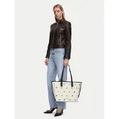 Karl Lagerfeld Ostoskassi 'Ikon Choupette' nude / vaaleanharmaa / musta / valkoinen