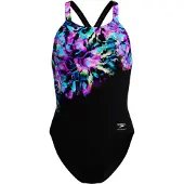 Speedo Female Placement Printed Powerback Uimapuku