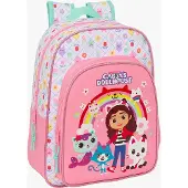 Gabby's Dollhouse Gabbyn Nukketalo Small Reppu 10L, Vaaleanpunainen