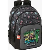 Minecraft Double Minecraft Graffiti 20l 32x15x42 Cm Reppu