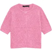 Vero Moda Neuletakki 'VMDoffy' meleerattu pinkki
