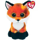TY Beanie Boo's 15cm Pehmo Fox - Pehmeä Turkki ja Kiiltävät Silmät