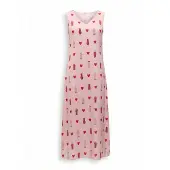 Cat e Lolette Kesämekko 'Loungewear dress' vaaleanpunainen