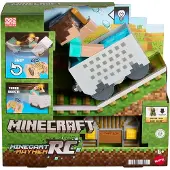 Minecraft Minecart Rc & Steve, Wheelie Stunt & Turbo Boost, Lights & Digital Item Code - Multi/patterned - ONE SIZE