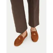 Ralph Lauren Averi Iii Suede Loafer - Brown - 42