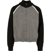 Another Cotton Lab Another Zip Neuletakki musta, XL