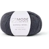 DMC Alpaca Wool alpakka villasekoite 50 gr Carbon 010 Mode at Rowan