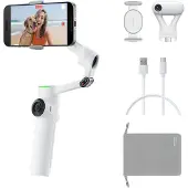Insta360 Flow 2 Pro AI Tracker Bundle Summit White