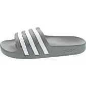 Adidas Pistokkaat 'Adilette Aqua' grafiitti / valkoinen