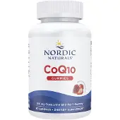 Nordic Naturals CoQ10-poretabletit, 100 mg Mansikan maku - 60 kpl