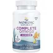 Nordic Naturals Kompletti Omega Junior, 283 mg Sitruuna - 90 pientä pehmeää kapselia