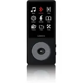 Lenco MP3/MP4-soitin Bluetooth:llä ja 8 GB:n sisäisellä muistilla Musta