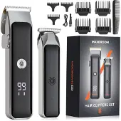 MAXGROOM ZC-F608 hiustenleikkuri- ja trimmerisetti - musta