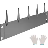 DUOKU Puutarhapalkki Teräksestä--Metalliset Maisemareunat-5 Kpl-990x181 mm-Ruosteenkestävä-Helppo Asentaa