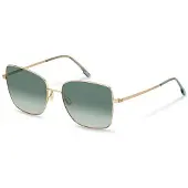 Rodenstock Aurinkolasit - - R1446 - Kulta-metalli - Vihreät linssit - Neliö 58/18/145