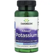 Swanson Health Kalium Albionista, 99 mg - 90 kapselia