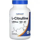 Nutricost , L-Sitruunihappo, 1 000 mg, 120 Pillereitä (500 mg per Pilleri)