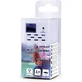 Gembird WNP-RP300-03, Verkkotoistin, 300 Mbit/s, Wi-Fi, Valkoinen
